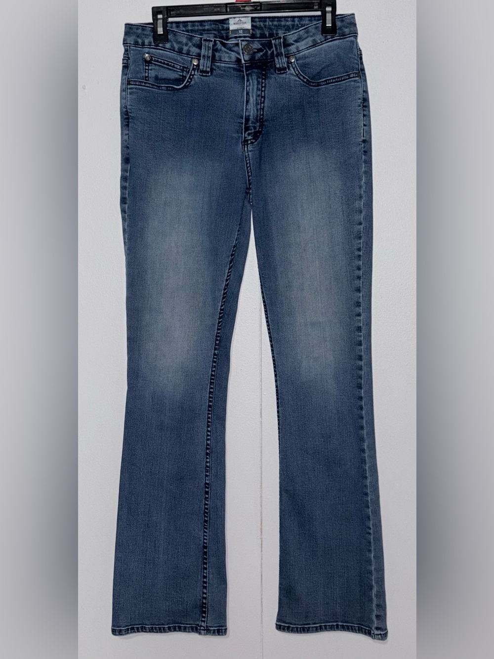 Ridgecut Toughwear Womens 12 Bootcut Jeans Blue Denim Mid Rise Workwear Western